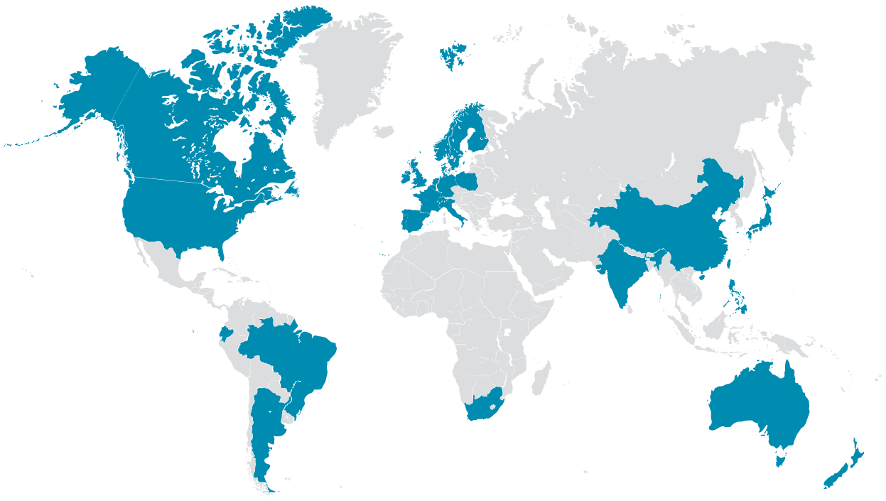 Map of Volaris serviced regions